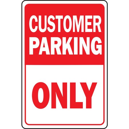 HY-KO Customer Parking Only Sign 12" x 18" A11062